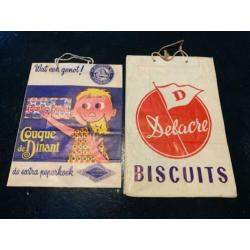 Delacre en Couque de Dinant - retro zakjes - jaren 50