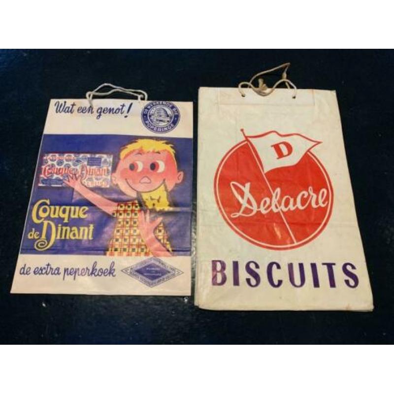 Delacre en Couque de Dinant - retro zakjes - jaren 50