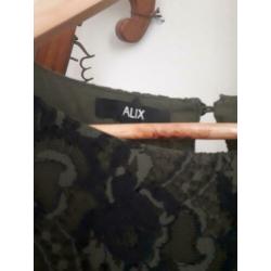 Alix jurk maat xl zwart groen