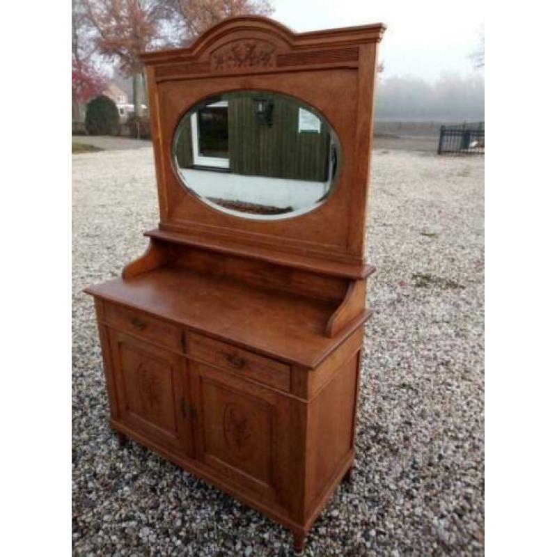 630 a, antiek eiken commode te koop