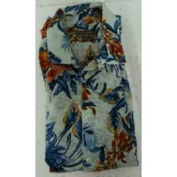 Zara man bloemen overhemd slim fit maat M