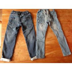 Slimfit broekjes maat 110 Sturdy en S.Oliver