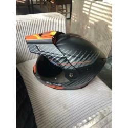 Scorpion adp-1 oranje zwart KTM adventure maat L