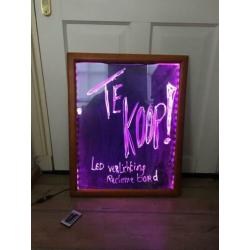 Les verlichting Reclame bord