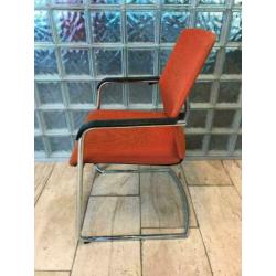 Wilkhahn ON Chair Vergaderstoelen, ORANJE, Netweave Stoel