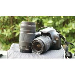 Canon 1100D met HD filmen + EF-S 18-55mm en EF 75-300mm
