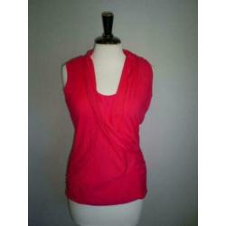 NIEUW !!! tricot LA LIGNA top met voile overslag mt. 38