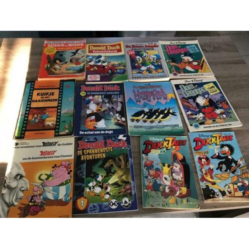12 tijdschriften o.a. Donald Duck, Kuifje en Asterix