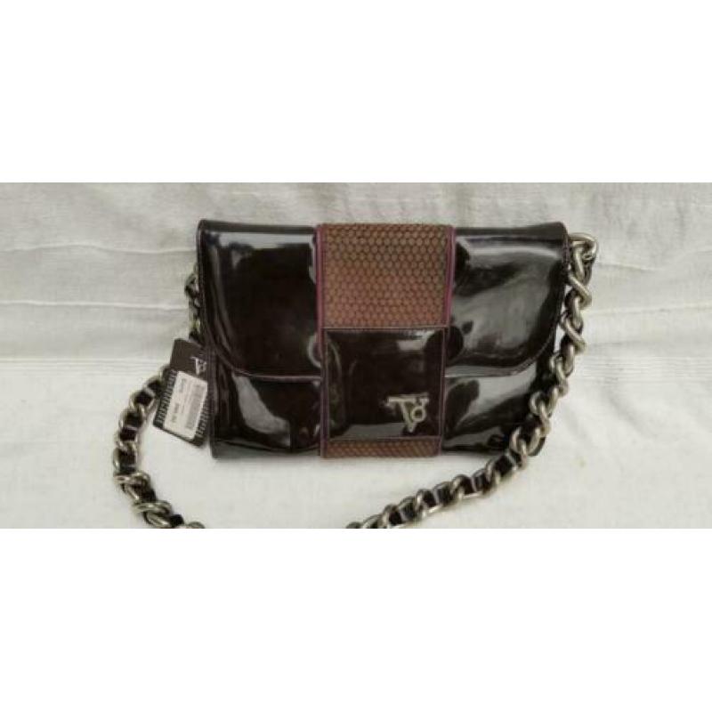 E356 TOV ESSENTIALS clutch / schoudertas nieuw met kaartje