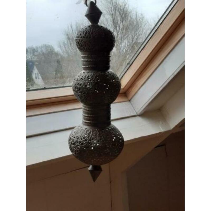 Oosterse hanglamp van koper