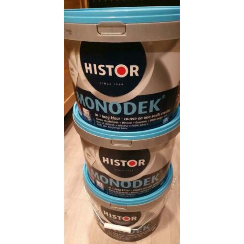 Histor monodek blanc Wit, 3 volle emmers