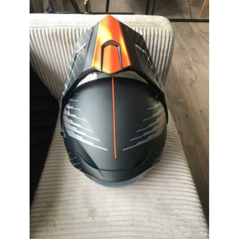 Scorpion adp-1 oranje zwart KTM adventure maat L
