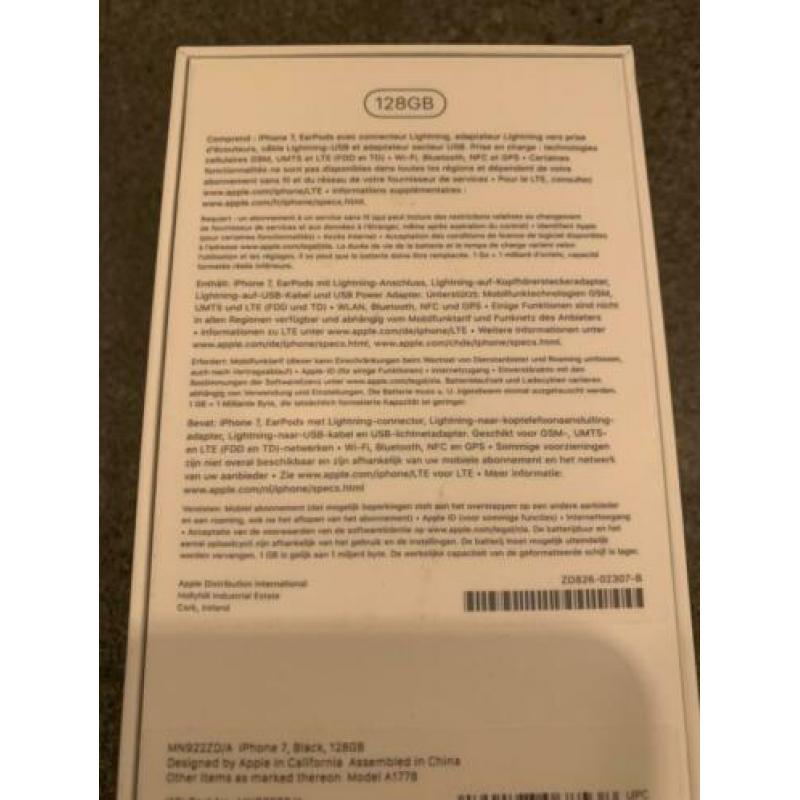 IPhone 7, black, 128gb