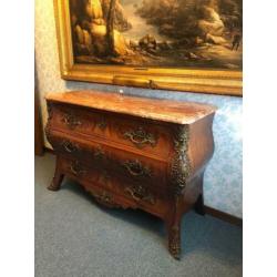 Antieke Commode kast met marmeren blad
