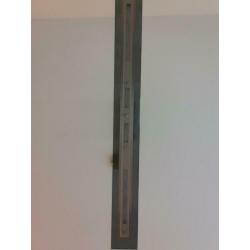 Hanglamp met glasplaat zwart 100cm