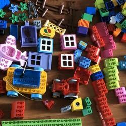 Flinke partij duplo - platen/dieren/autos/poppetjes etc