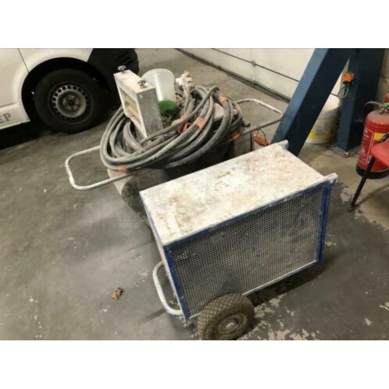 HAMA Spackspuitmachine + H1100 Compressor