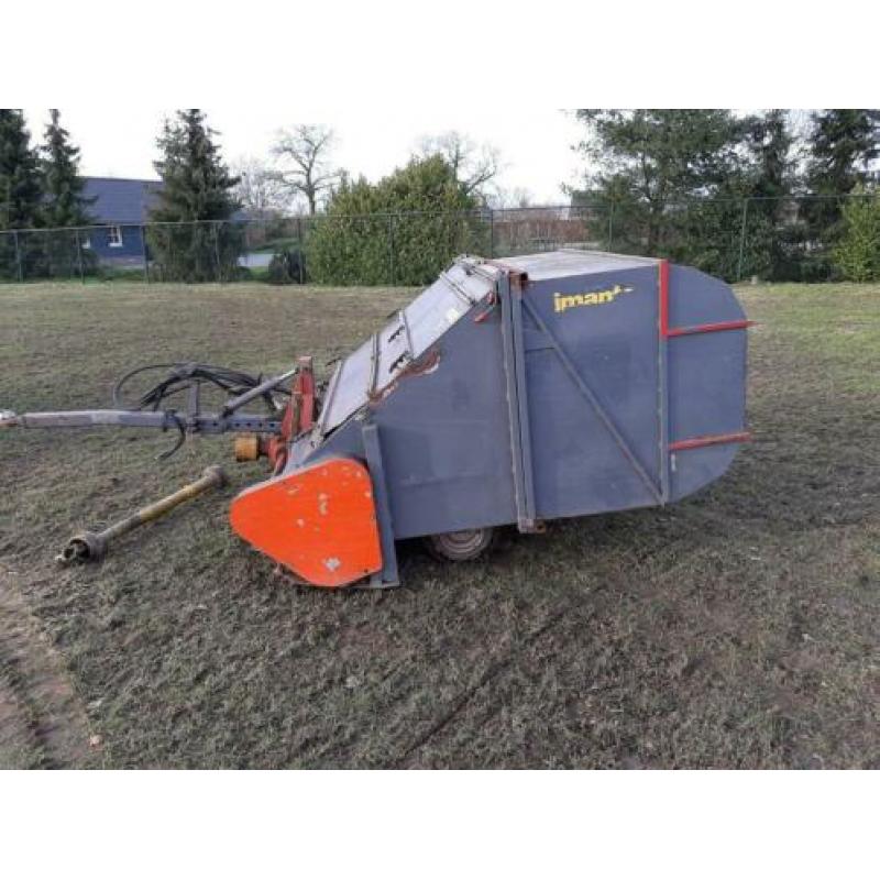 Imants veegmachine blad gras werktuig minitrekker trekker