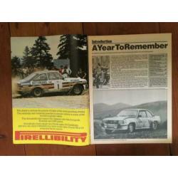 Rothmans R.A.C. OPEN RALLY CHAMPIONSHIP 1981