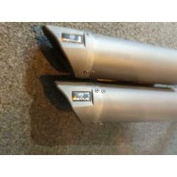 Remus demper dual flow steel black Vespa GTS 300