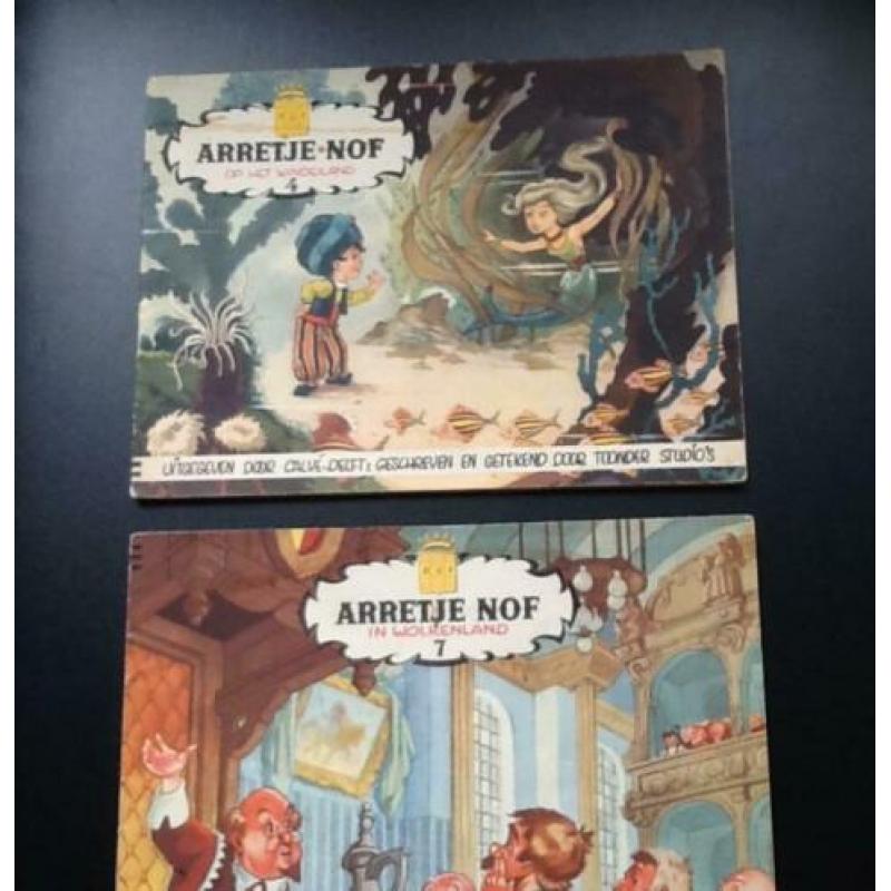 Arretje NOF Nof 2 delen Marten Toonder Studio's Calve Delft