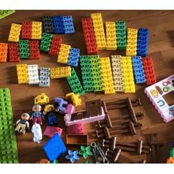 Flinke partij duplo - platen/dieren/autos/poppetjes etc