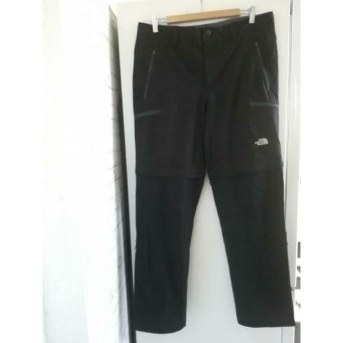 The North Face cargo broek, afritsbare pijpen, maat 34