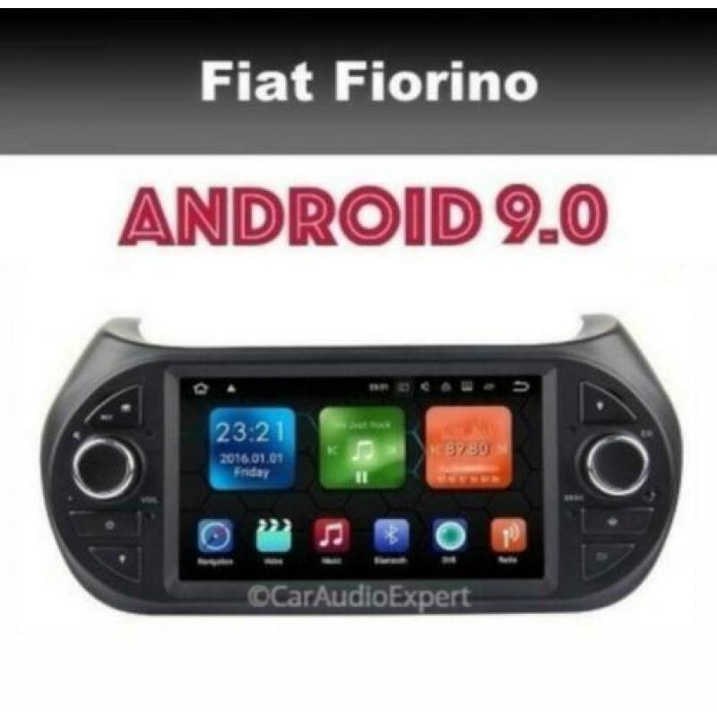 Fiat Fiorino android 9.0 radio navigatie wifi carplay dab+