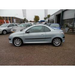 Peugeot 206 CC 2.0-16V 1e Eigenaar, Leer, LM-Velgen, Cabrio.