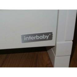 ledikant & commode hoogglans wit