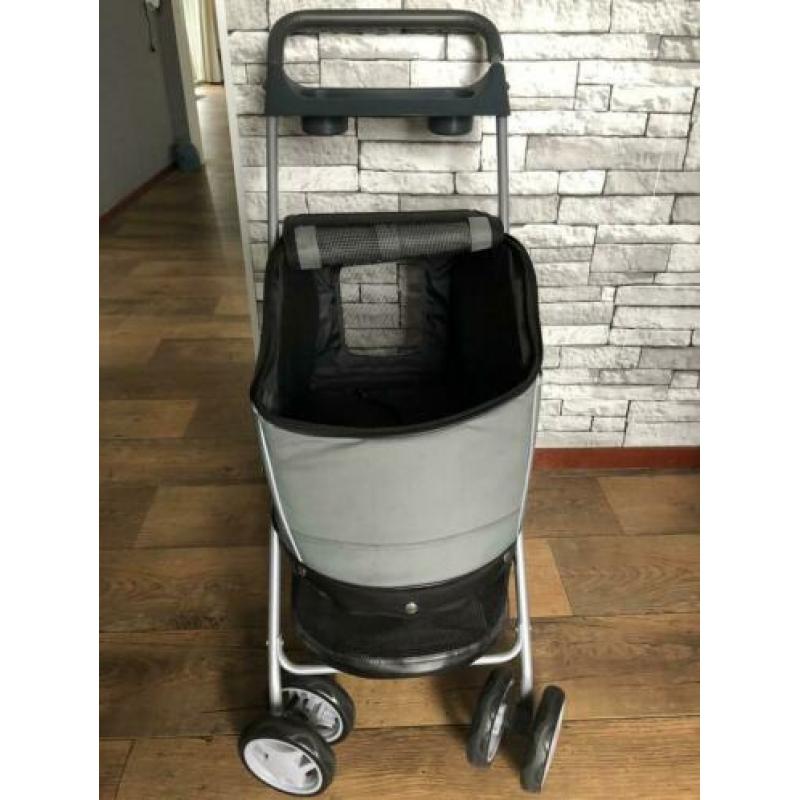 Honden Buggy zgan max 20 kilo Grijs