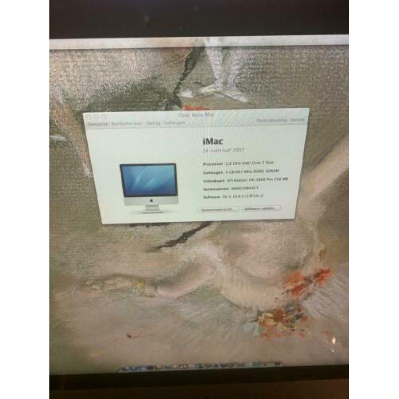 Goed functionerende Imac te koop 24 inch
