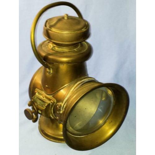 Oude messing lamp