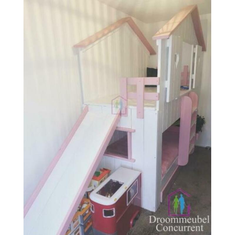 Bedhuisje Boomhutbed Sarah Steigerhout GRATIS MONTAGE!!!