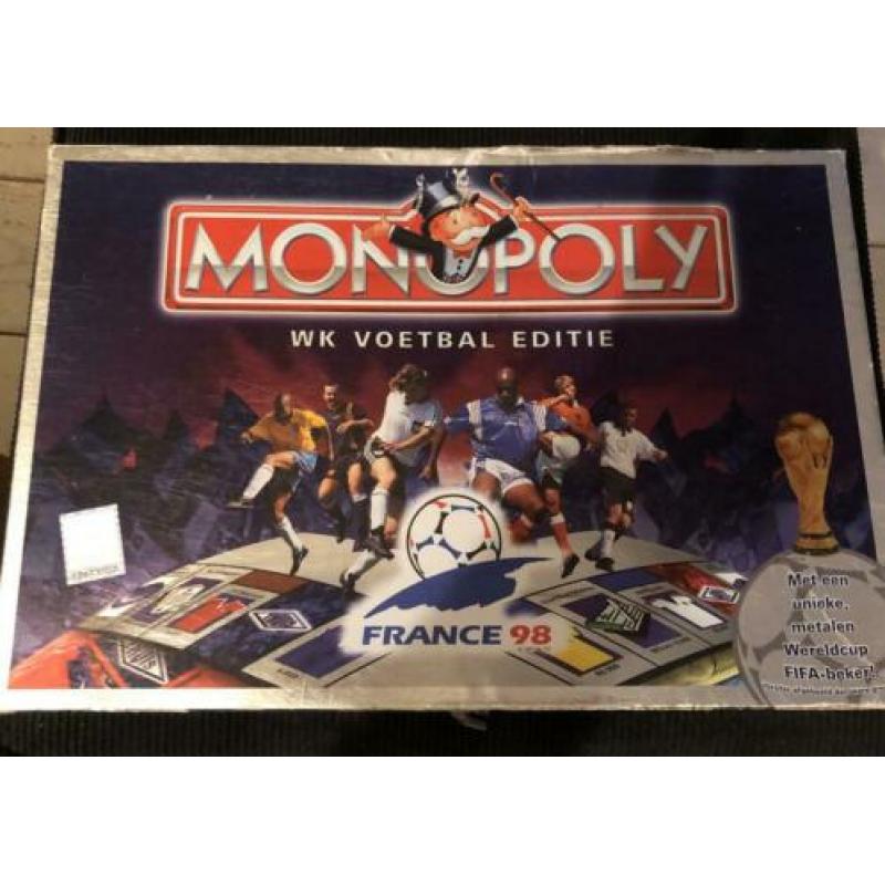 Monopoly WK voetbal editie France 98