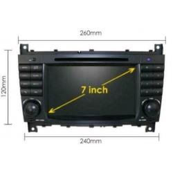Autoradio mercedes c a klasse w203 w209 a180 a160 w169 navi