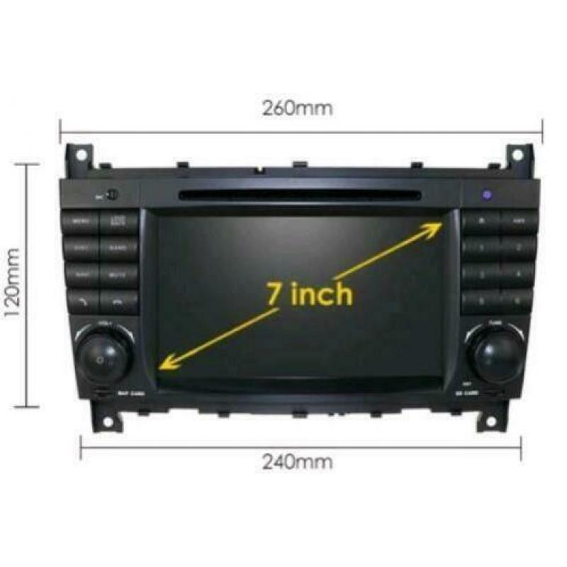 Autoradio mercedes c a klasse w203 w209 a180 a160 w169 navi