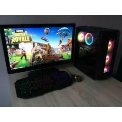 RGB Game PC |I5|8GB|RX570|SSD|1TB HD|27” LCD|TBM