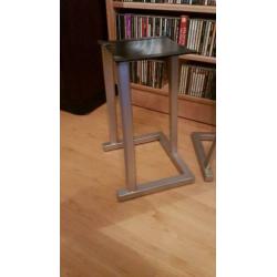 Speakerstands silver-grey