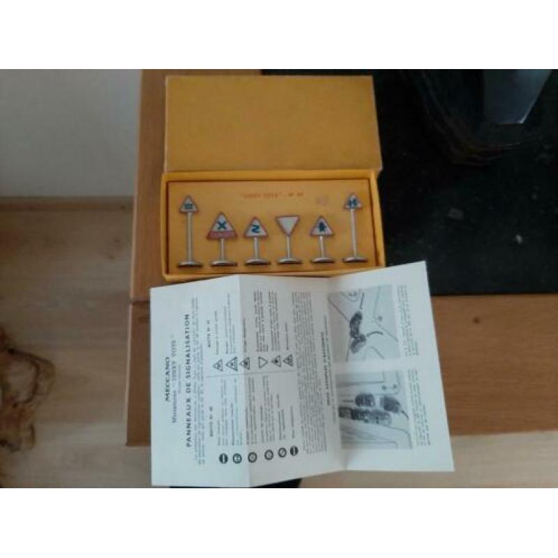 dinky toys verkeersborden lot van 3 sets boxed