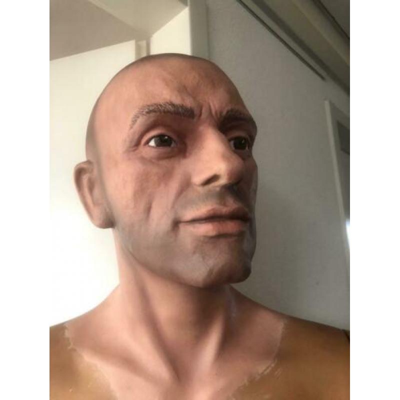 Handbeschilderde mannequin paspop etalagepop