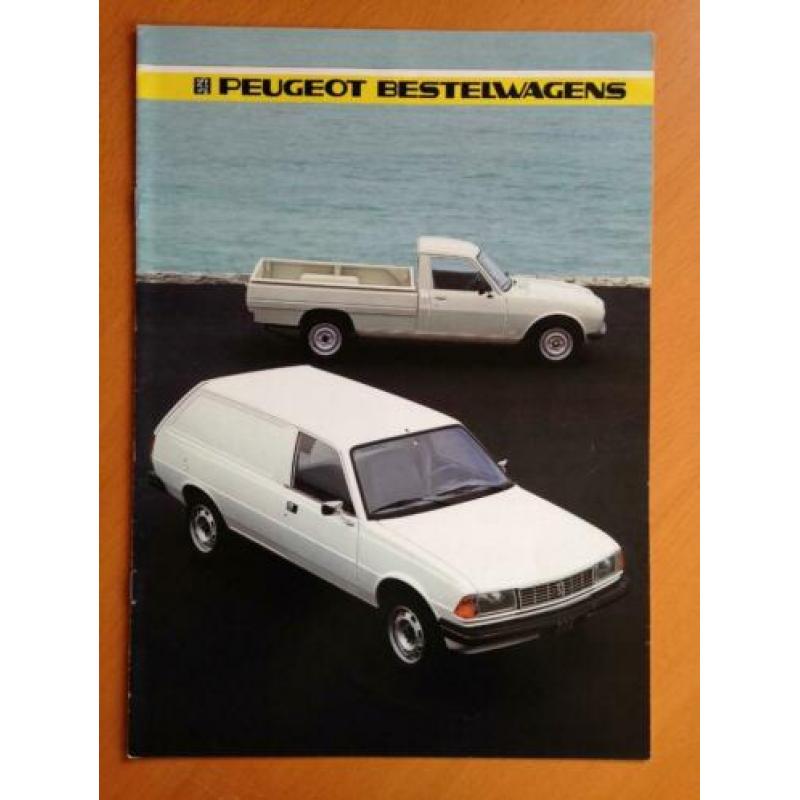Peugeot 305 Bestelwagen & 504 Pick-up Brochure 1985