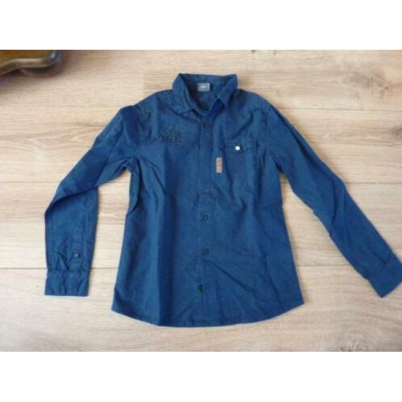 blauw BAKER BRIDGE overhemd mt 134/140 zgan