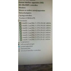 Snelle Core i7, SSD, Bluray, monitor en keyboard