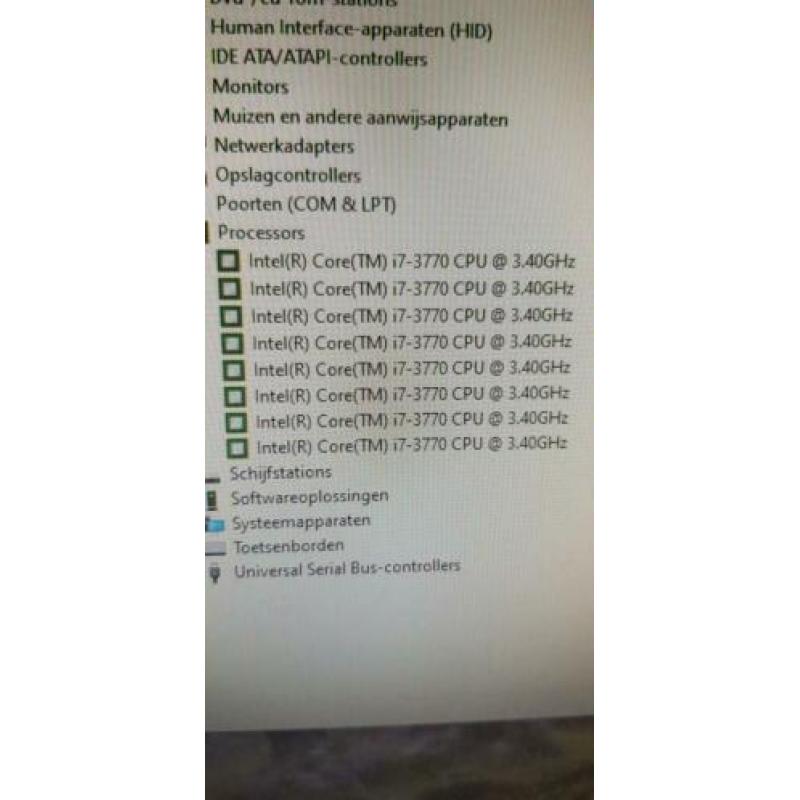 Snelle Core i7, SSD, Bluray, monitor en keyboard