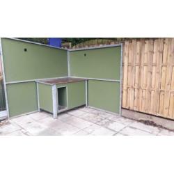 Kennel:professioneel compleet & geen onderhoud 2800,- 6x2x2