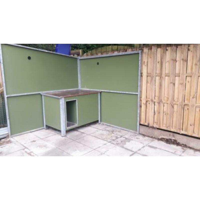 Kennel:professioneel compleet & geen onderhoud 2800,- 6x2x2