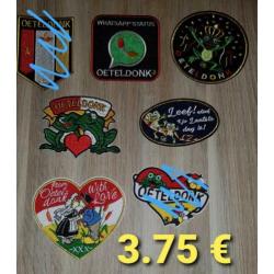 Oeteldonk, emblemen, patch, beenwarmers, carnaval