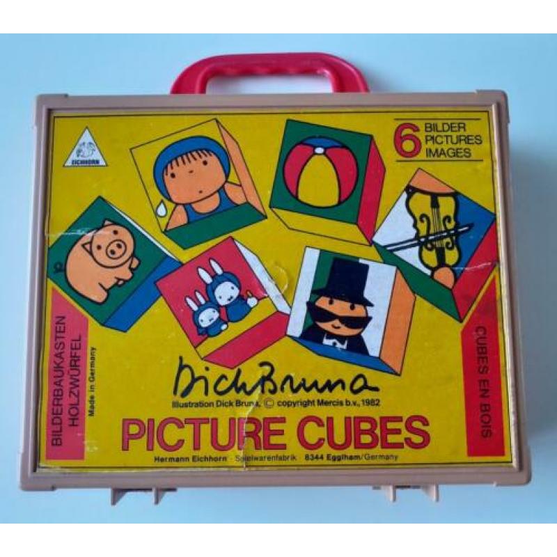 Vintage Nijntje blokpuzzel blokkenpuzzel Dick Bruna