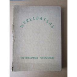 Antieke wereldatlas Rotterdamsch Nieuwsblad 1939